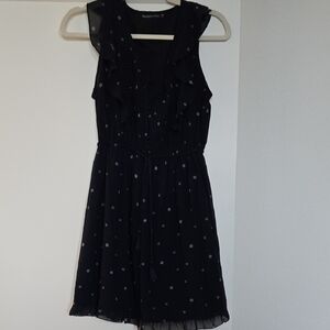 Black Polka Dot Kids Dress